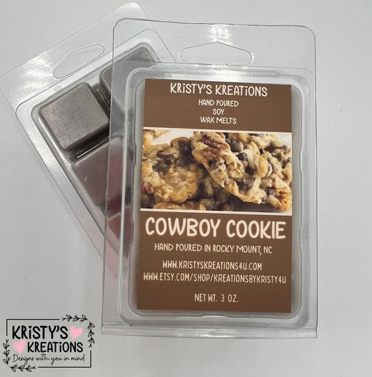 Cowboy Cookie Hand Poured Soy Wax Melt