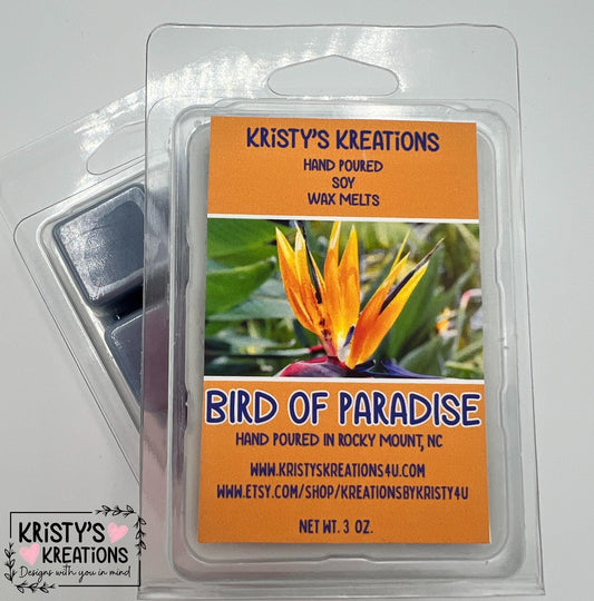Bird of Paradise Hand Poured Soy Wax Melt