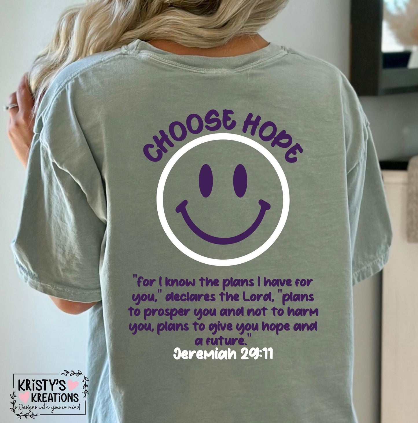 Choose Hope Christian T-Shirt - Comfort Colors Tee