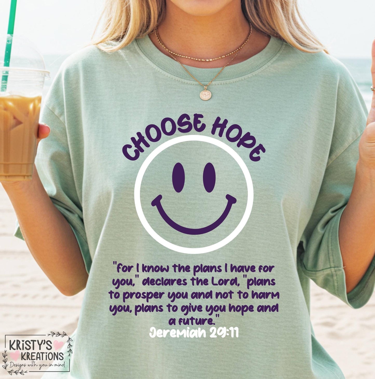 Choose Hope Christian T-Shirt - Comfort Colors Tee