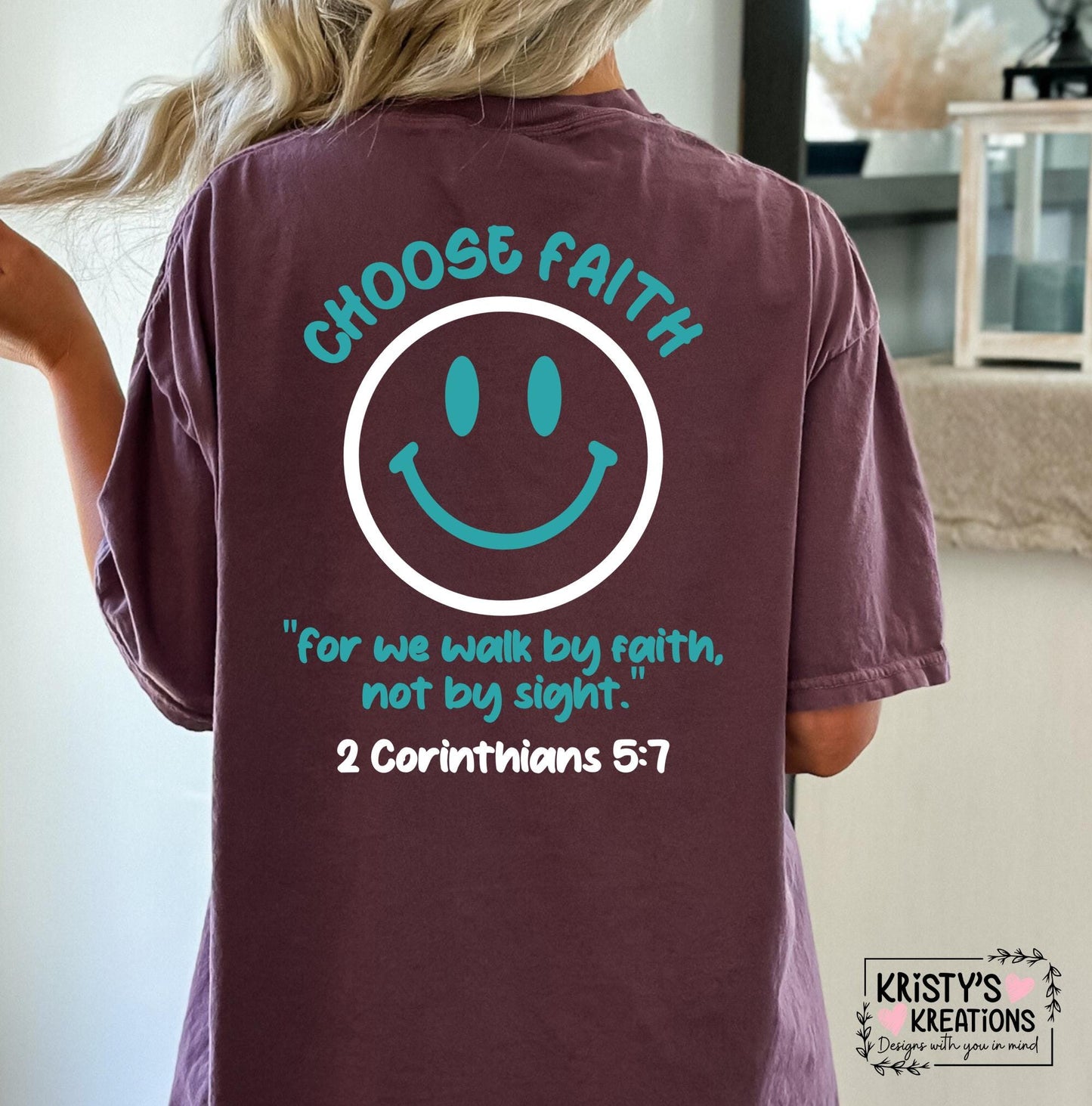 Choose Faith Christian T-Shirt - Comfort Colors Tee