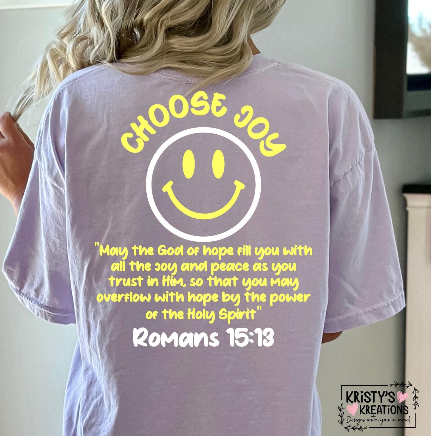 Choose Joy Christian T-Shirt - Comfort Colors Tee