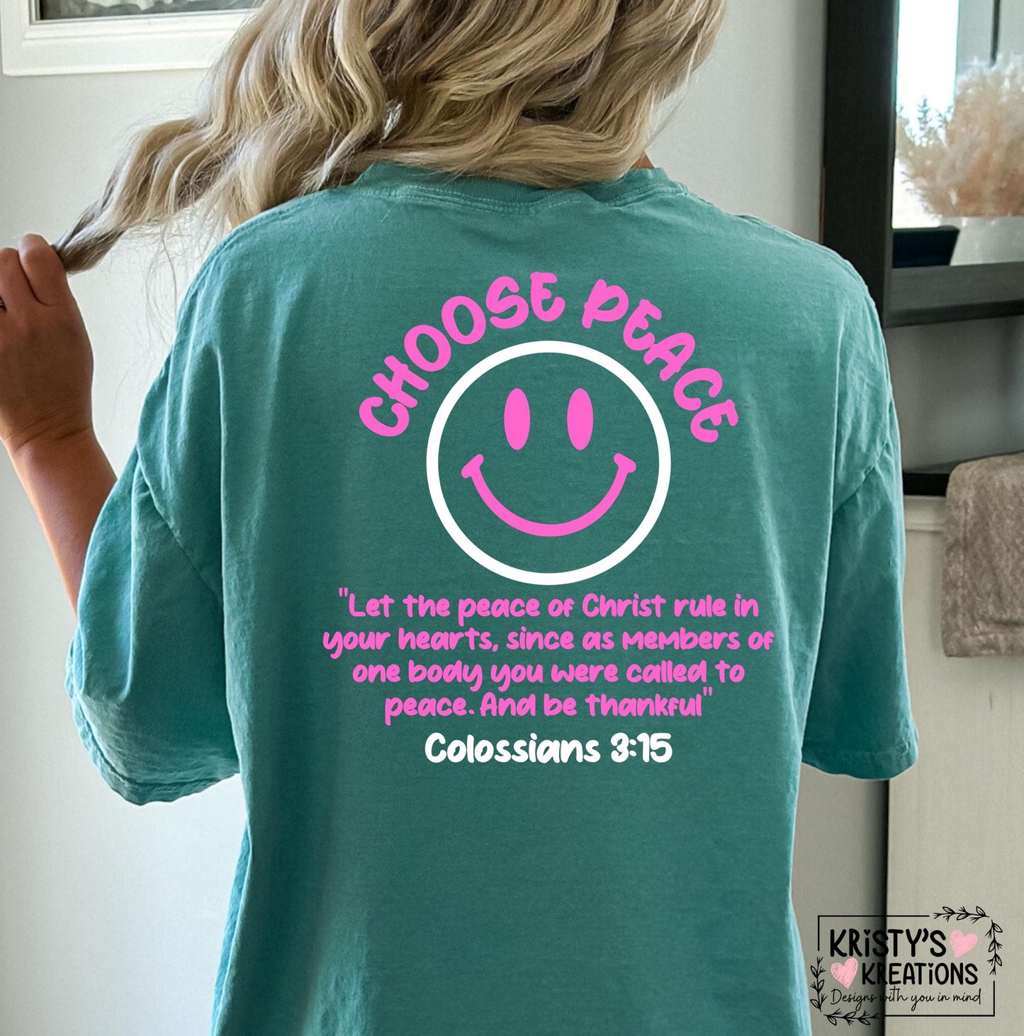 Choose Peace Christian T-Shirt - Comfort Colors Tee