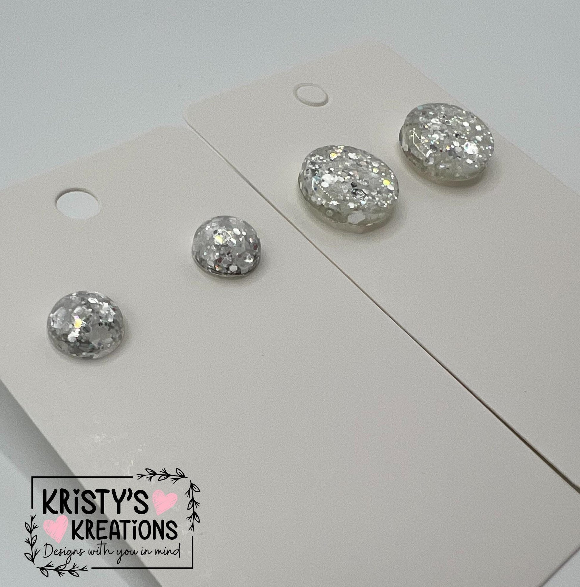 Diamonds Silver Studs - Mini and Large Studs