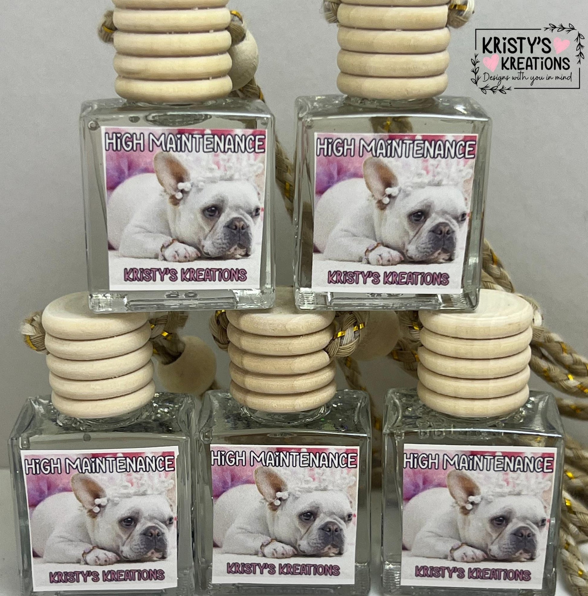 High Maintenance Car Air Freshener -Scented Car Diffuser - Scented Car Accessory