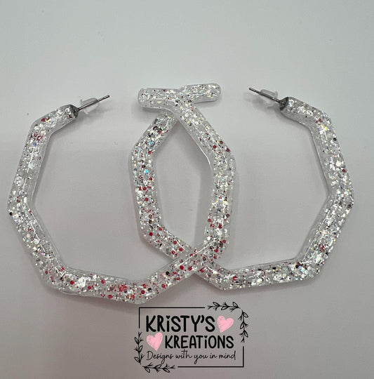 Diamonds Mia Hoops - Large Hoop Earrings