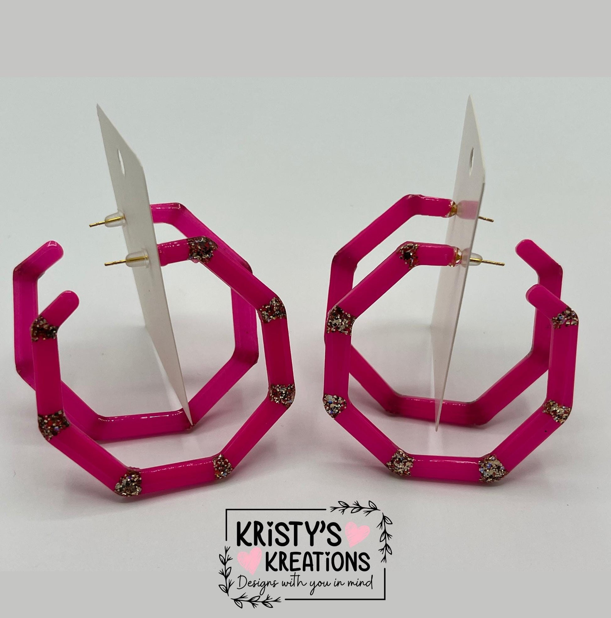 Sassy Mia Hoops - Large Hoop Earrings