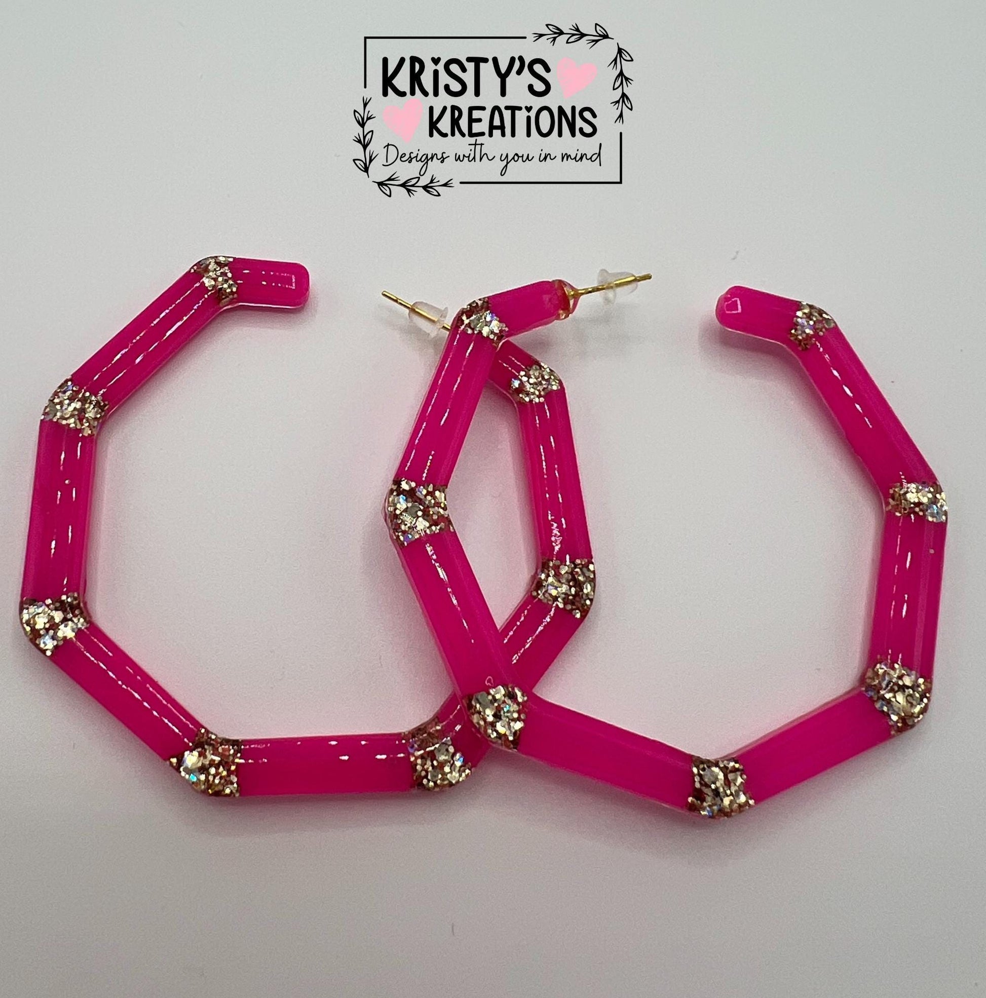 Sassy Mia Hoops - Large Hoop Earrings