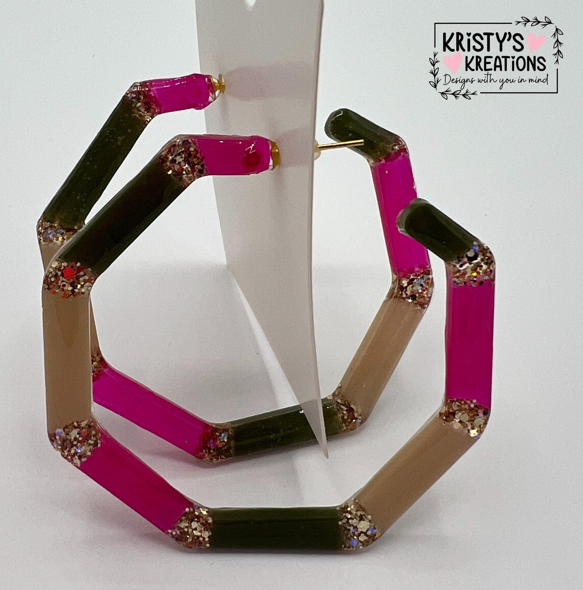 Boho Summer Mia Hoops - Large Hoop Earrings