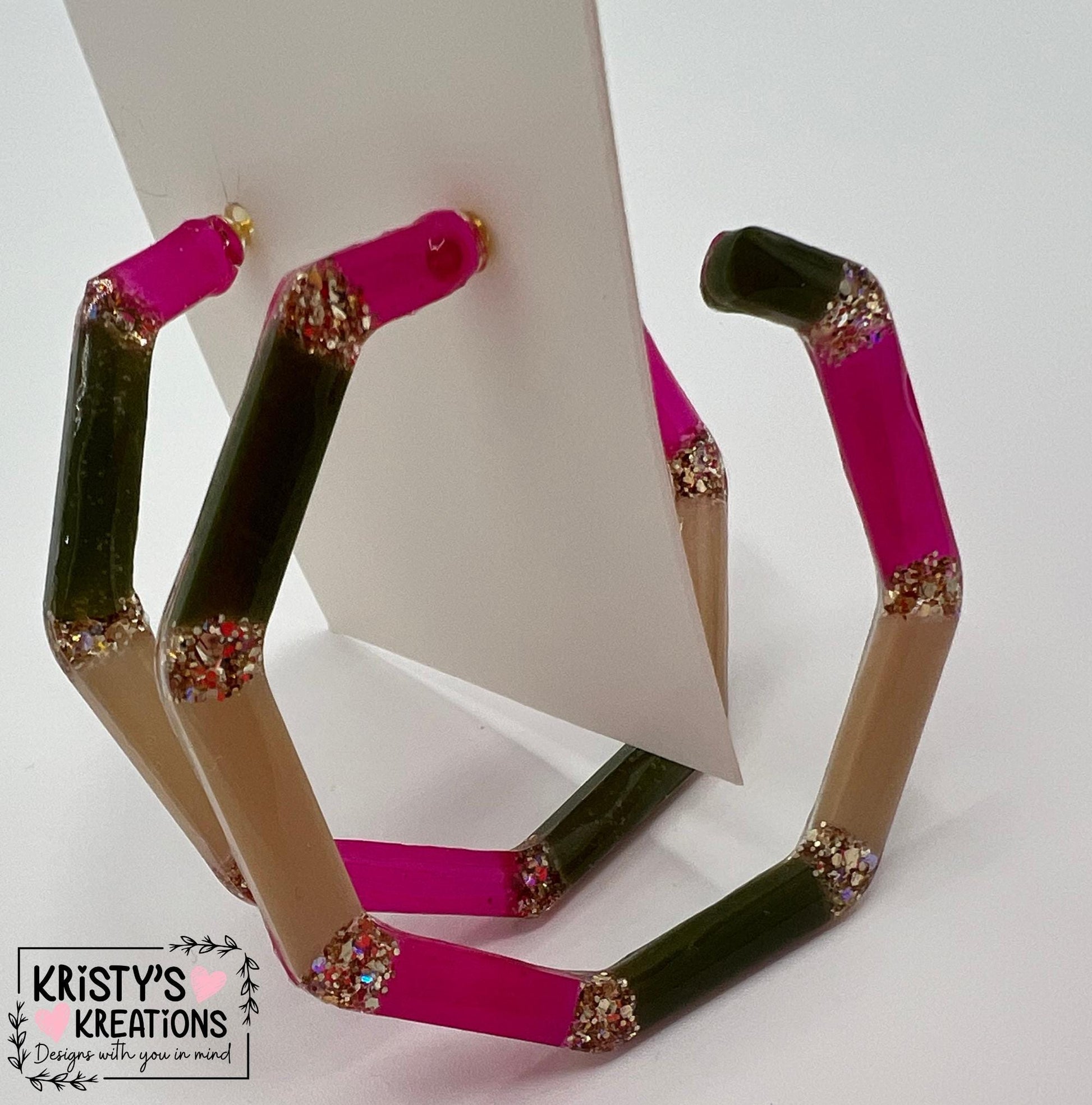 Boho Summer Mia Hoops - Large Hoop Earrings