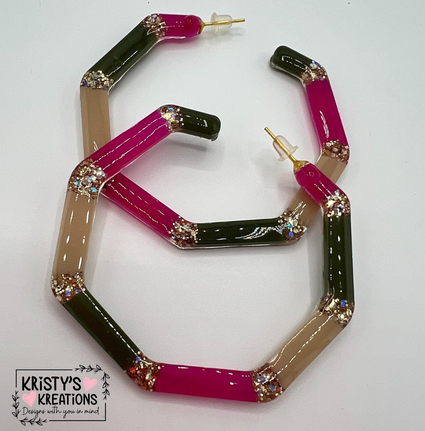 Boho Summer Mia Hoops - Large Hoop Earrings