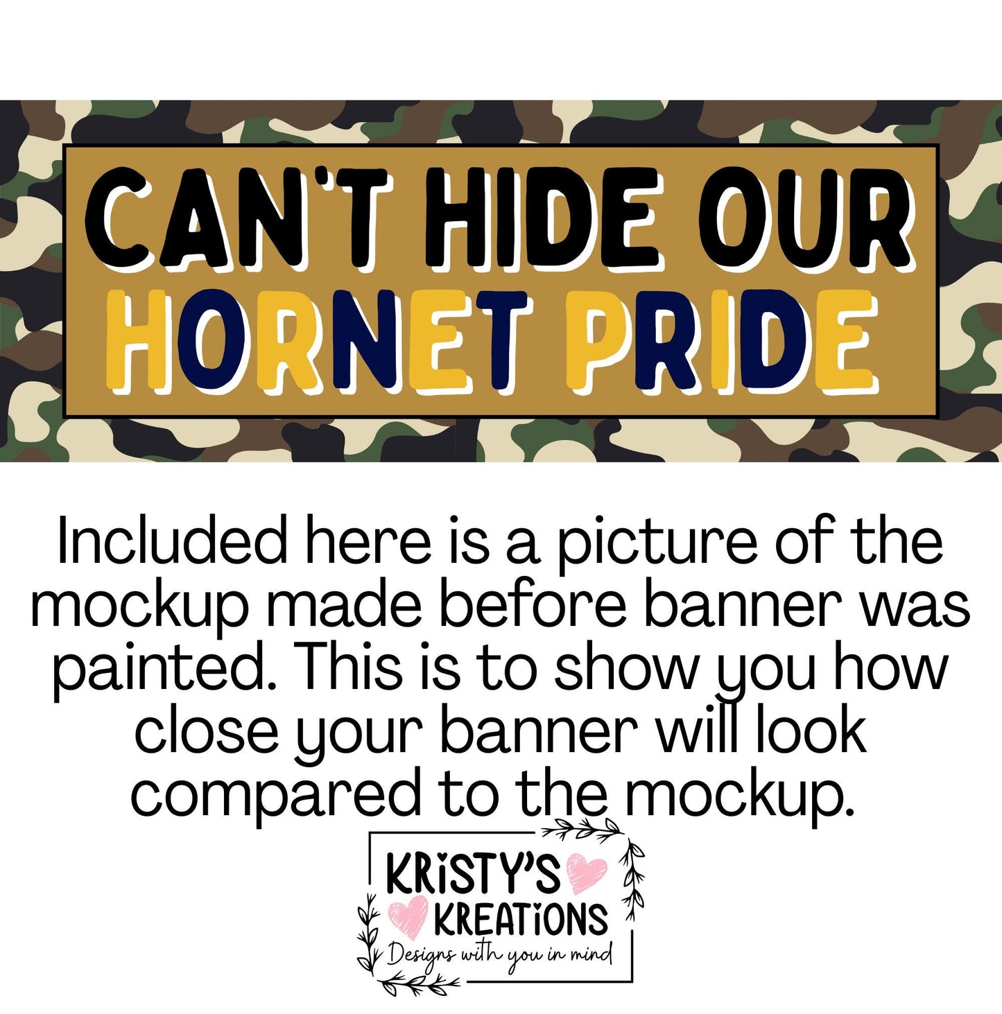 CUSTOM School Spirit Banner - Homecoming Parade Banner - Football Banner