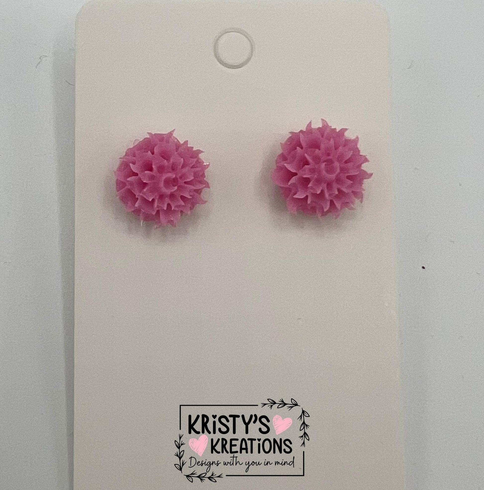 Spring Flower Stud Earrings