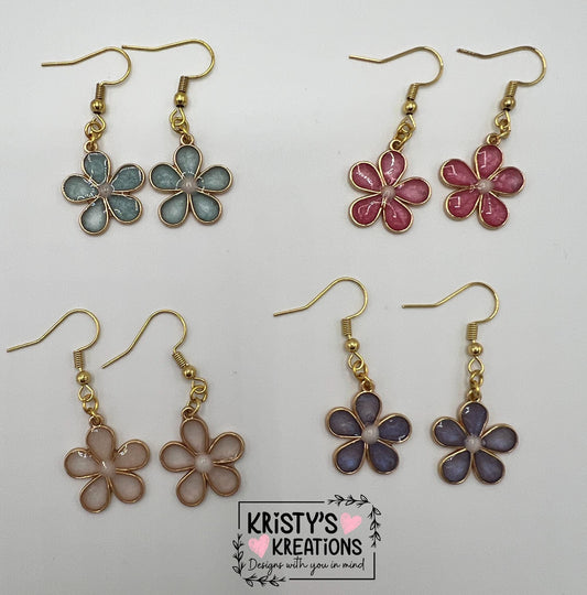 Precious Petals Floral Earrings - Flower Earrings