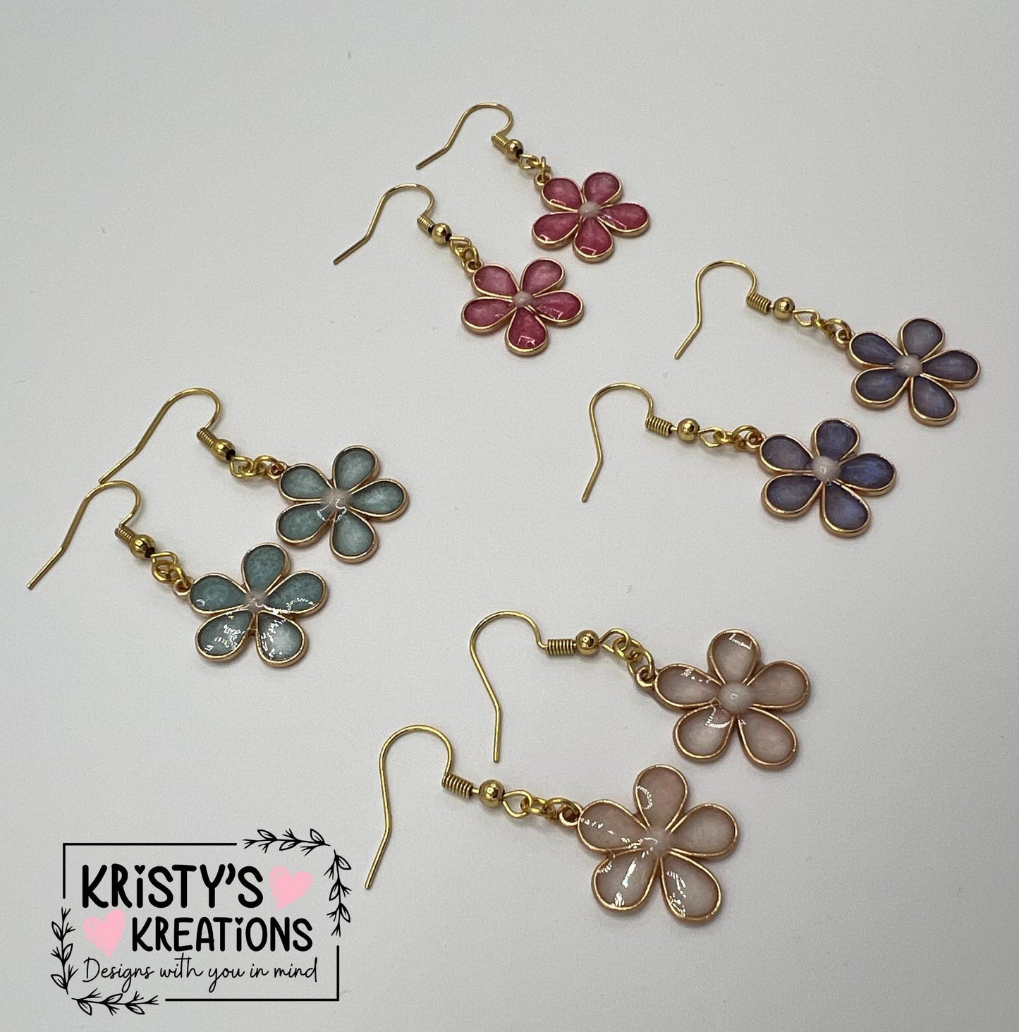 Precious Petals Floral Earrings - Flower Earrings