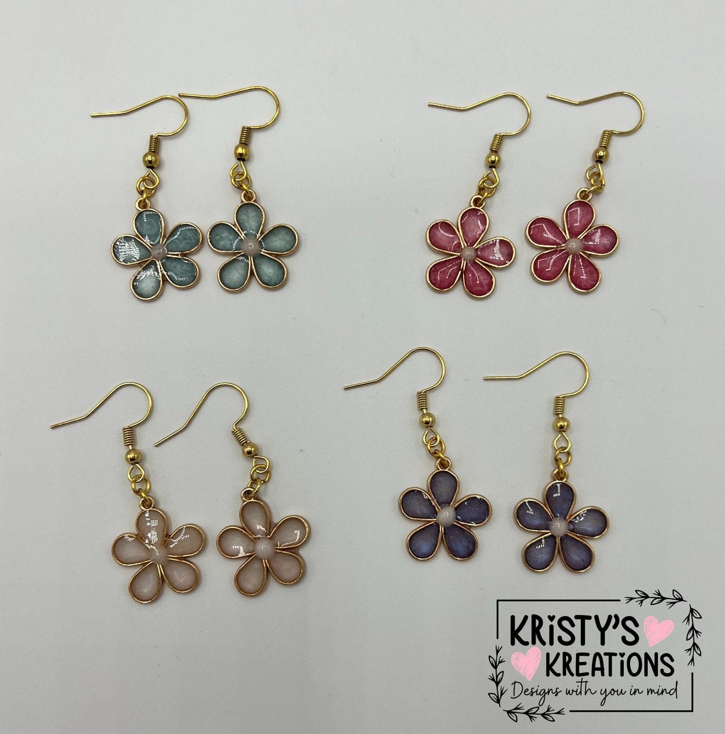Precious Petals Floral Earrings - Flower Earrings