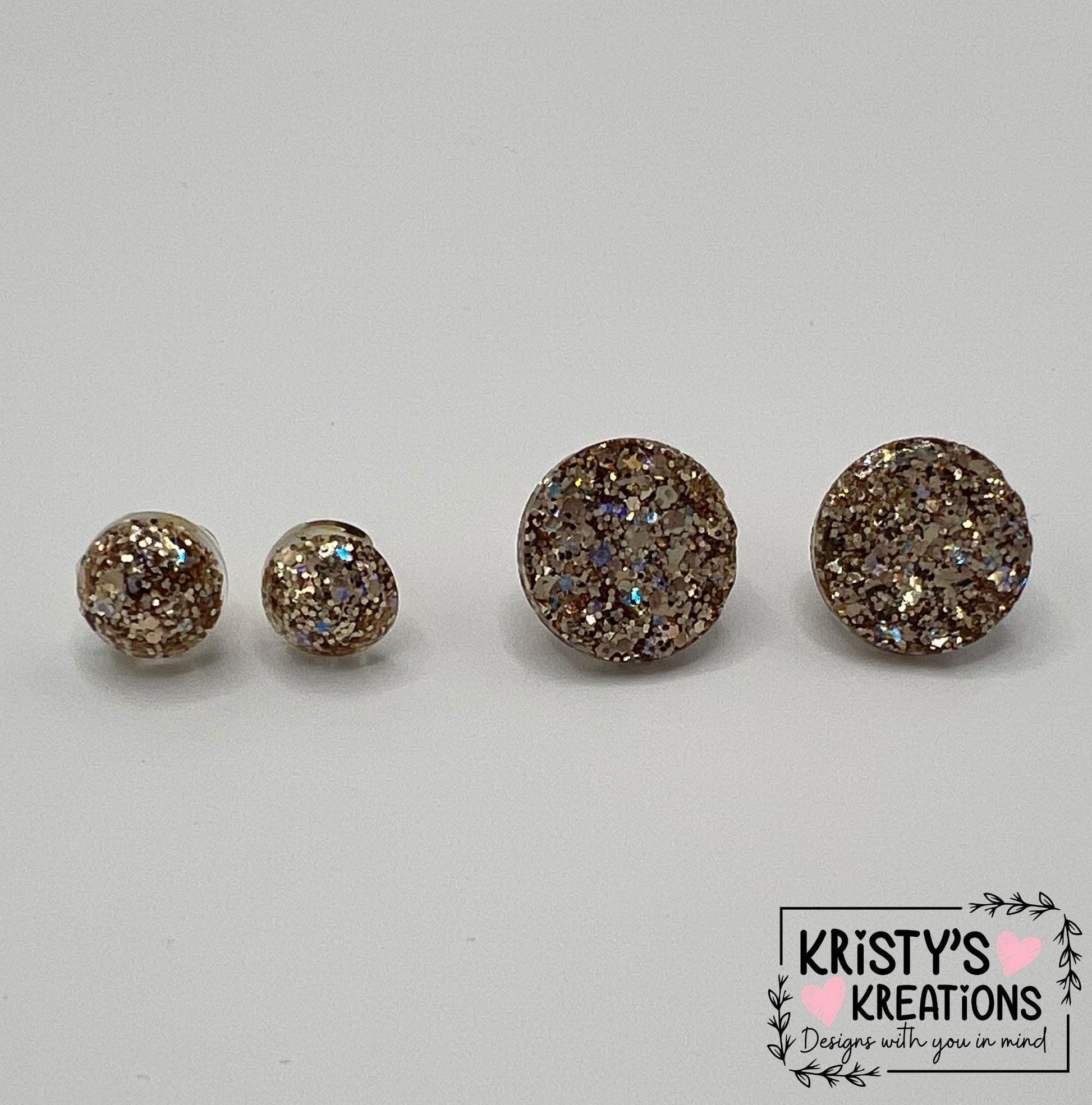 Athena Gold Studs - Mini and Large Studs