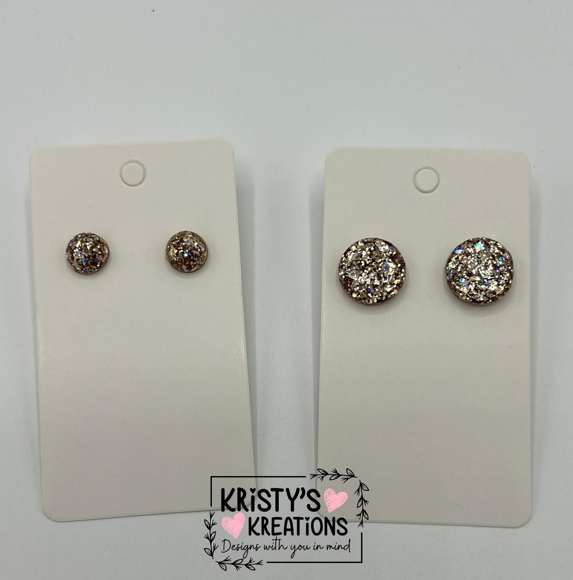 Athena Gold Studs - Mini and Large Studs