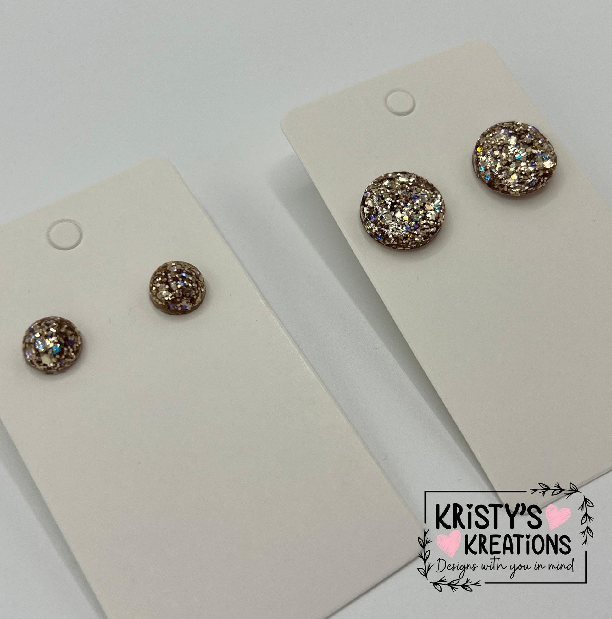 Athena Gold Studs - Mini and Large Studs