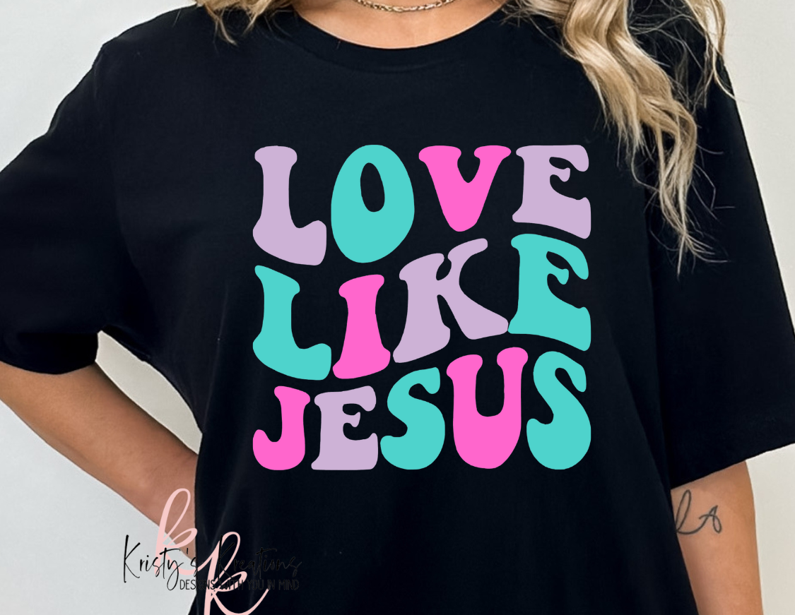 LOVE LIKE JESUS Short Sleeve Tee